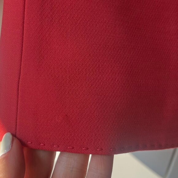 NWT Lafayette 148 New York Single Button Drop Wool & Silk-Blend Blazer, Coral, S - Picture 11 of 12